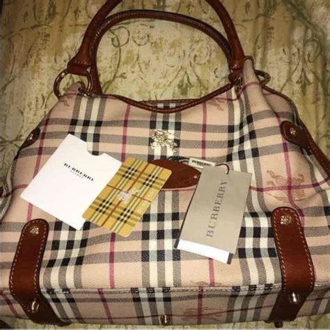 is a burberry purse real.